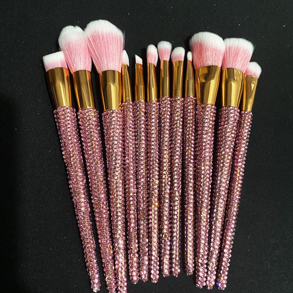 12pc Rhinestone Brushes