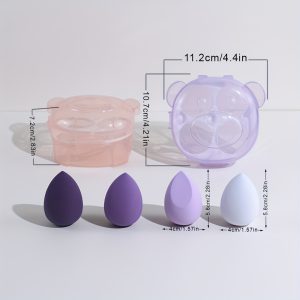 4 Pcs Beauty Egg Beauty Blender With Box