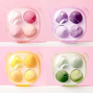 4 Pcs Beauty Egg Beauty Blender With Box