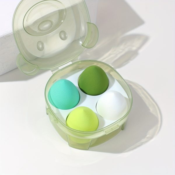 4 Pcs Beauty Egg Beauty Blender With Box