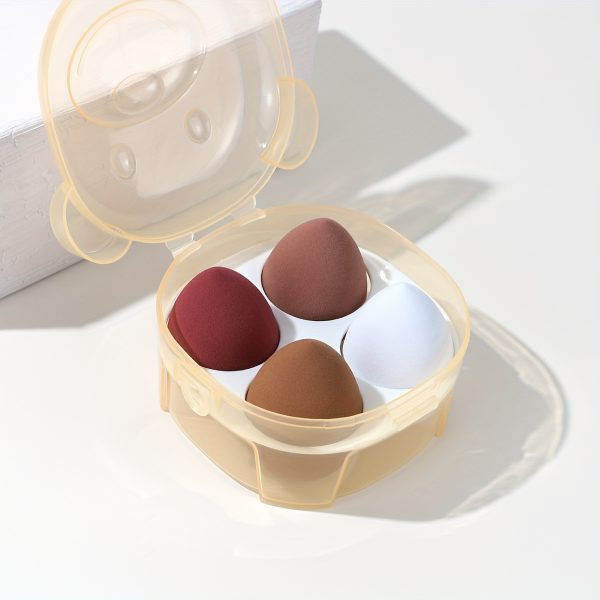 4 Pcs Beauty Egg Beauty Blender With Box