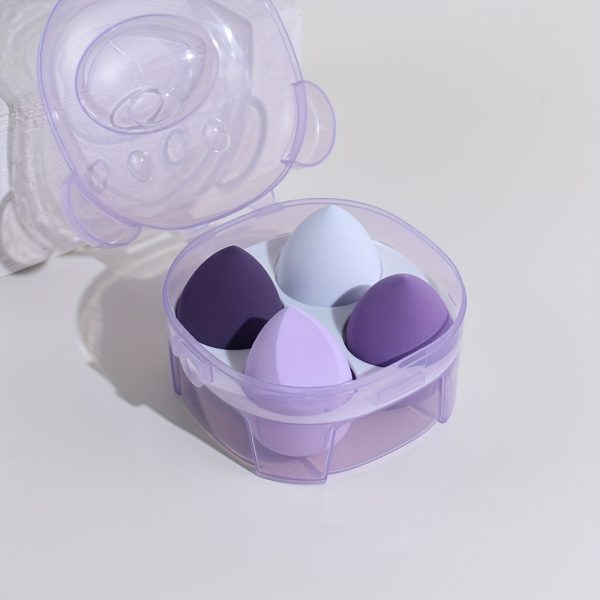 4 Pcs Beauty Egg Beauty Blender With Box