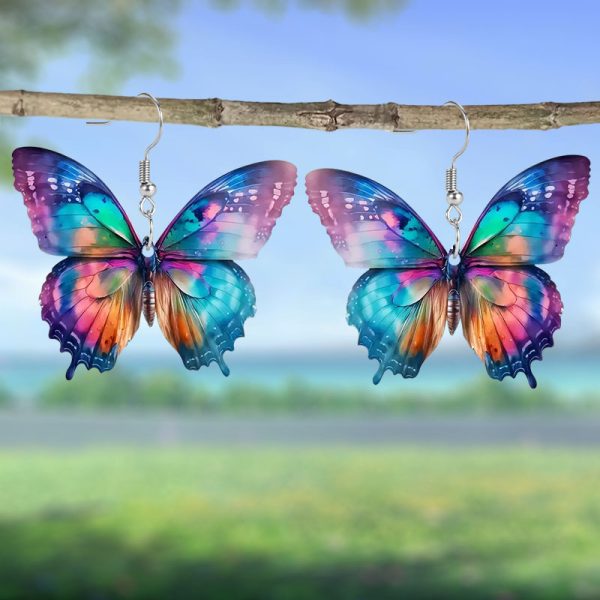 Colorful Butterfly Earrings