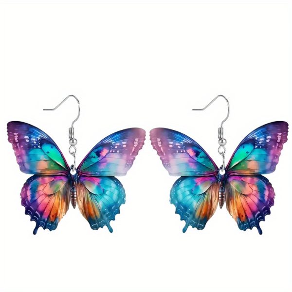 Colorful Butterfly Earrings