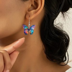 Colorful Butterfly Earrings